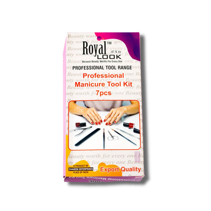 Royal Look Professional Manicure Tool Kit | 7pcs