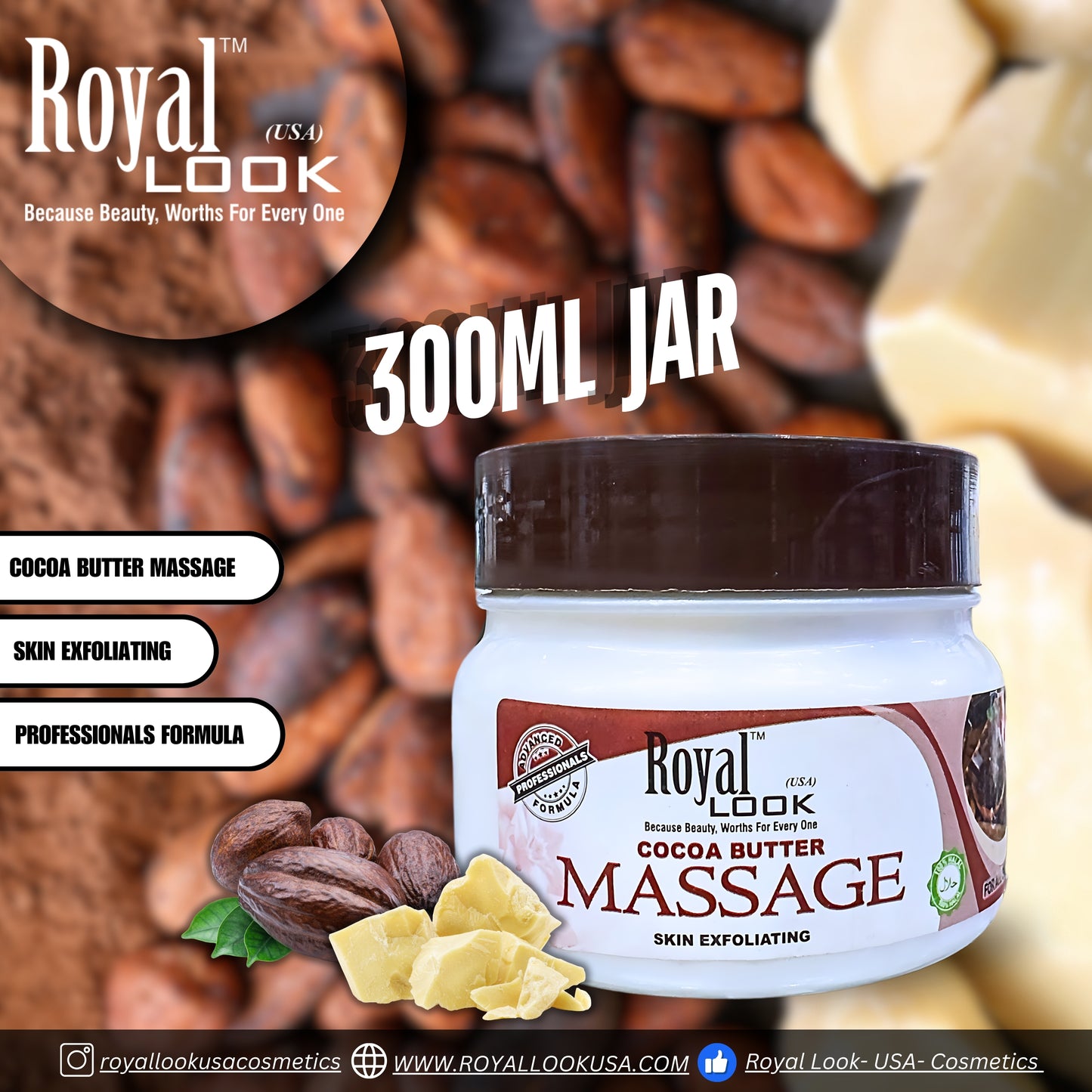 Royal Look Cocoa Butter Massage