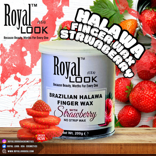 Royal Look Halawa Finger Wax (Strawberry)