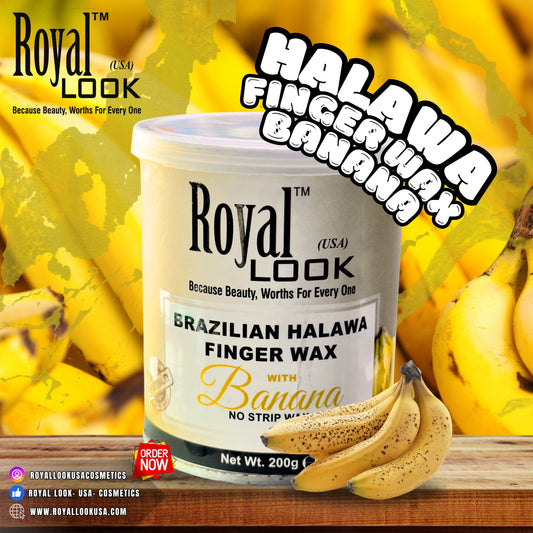 Royal Look Halawa Finger Wax (Banana)