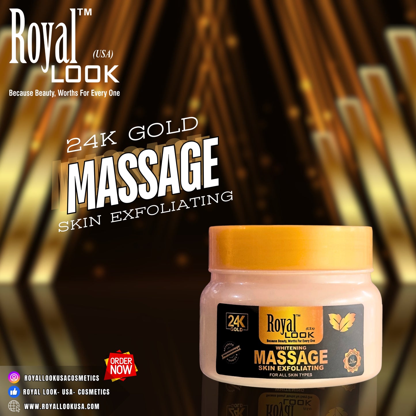 Royal Look 24k Gold Whitening Massage