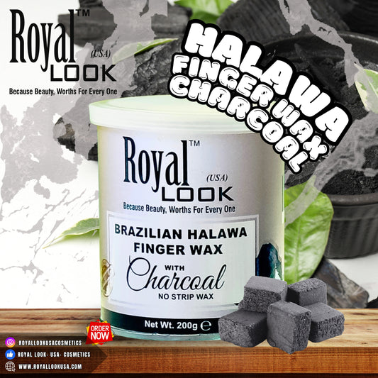 Royal Look Halawa Finger Wax (Charcoal)