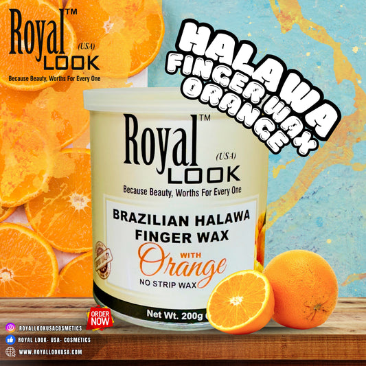 Royal Look Halawa Finger Wax (Orange)