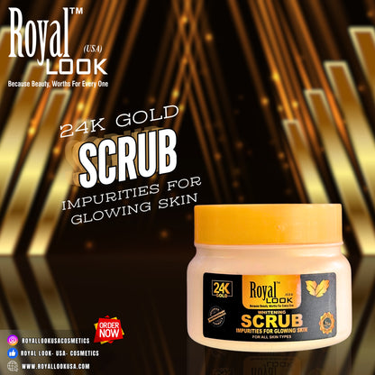 Royal Look 24k Gold Whitening Scrub