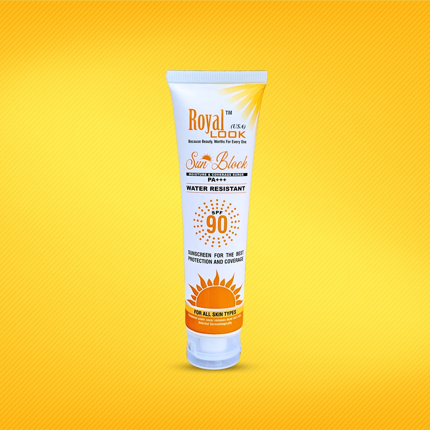 Royal Look Refreshing Waterproof Sun Block | SPF 90